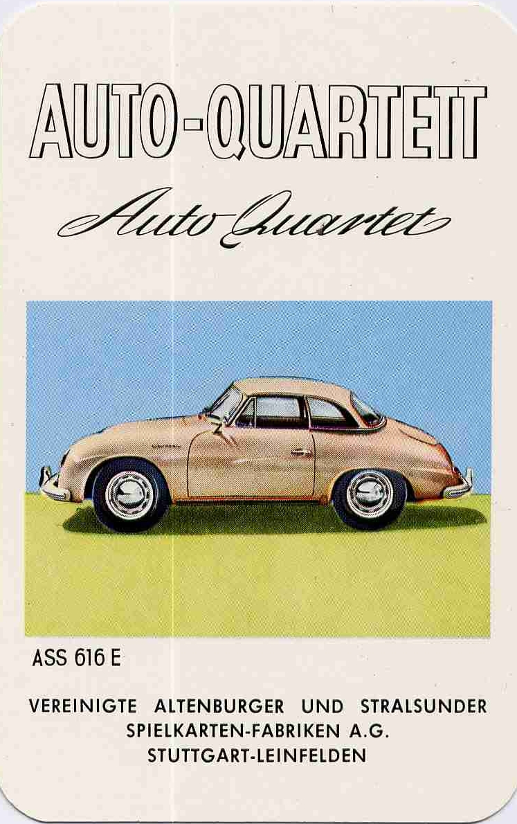 Auto-Quartett, 1958, Porsche 1500