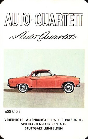 Auto-Quartett, 1959, Borgward Isabella Coupe