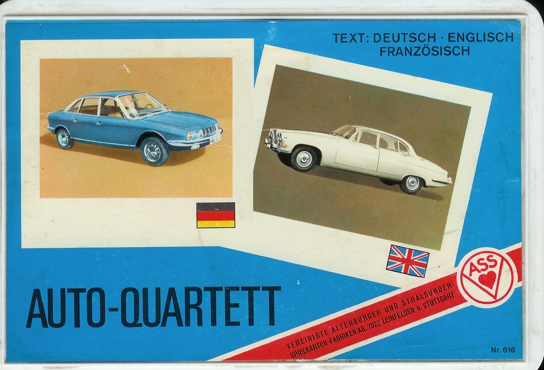 1967 Großbox ASS Auto-Quartett 1967, Großbox