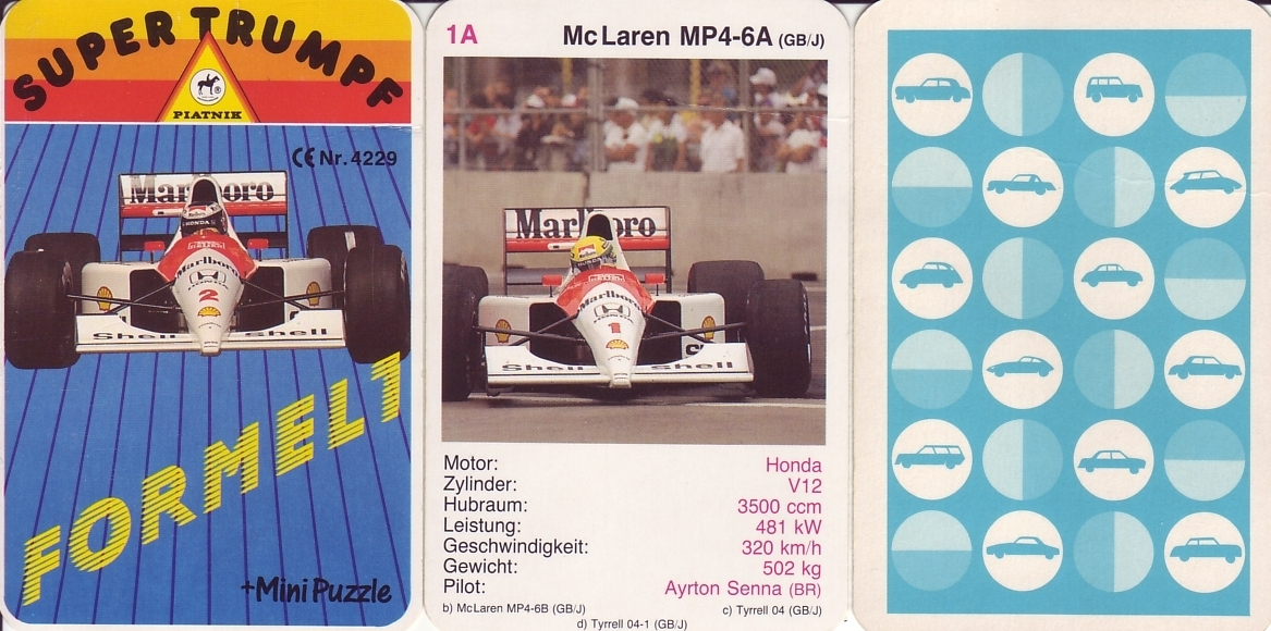 Formel 1, Piatnik 4229