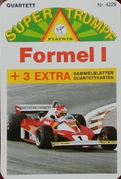 Piatnik Super Trumpf 4229 1977, Formel I