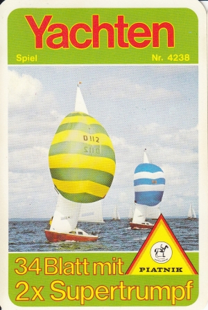 Piatnik Super Trumpf 4238 1978, Yachten