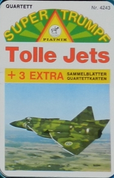 Piatnik Super Trumpf 4243 1977, Tolle Jets