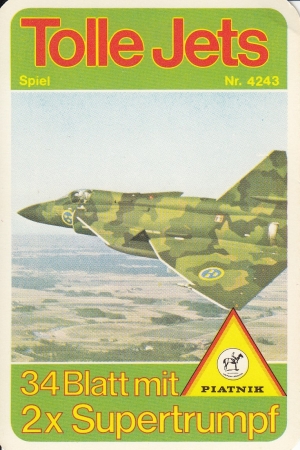 Piatnik Super Trumpf 4243 1978, Tolle Jets