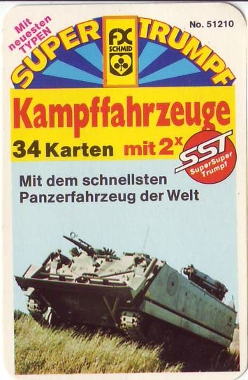 Super Trumpf Quartett Kampffahrzeuge 51210