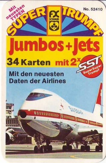 Super Trumpf Quartett Jumbos + Jets 52410