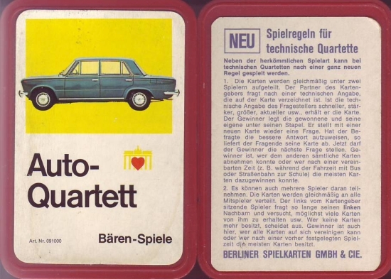 Auto-Quartett Bären-Spiele