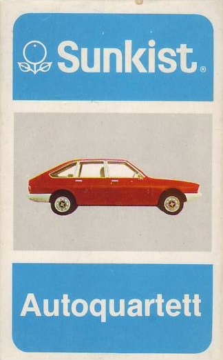 Sunkist Autoquartett