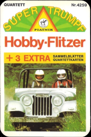 Piatnik Super Trumpf 4259 1977, Hobby-Flitzer